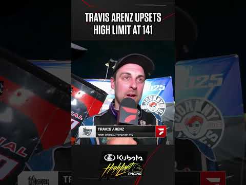 🏁🔊 The biggest win of his life, Travis Arenz took down #highlimitracing in an upset for the ages! 🏆 - dirt track racing video image