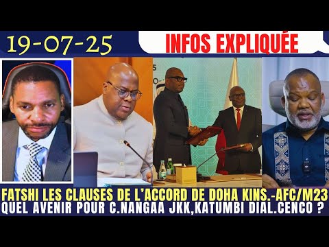 FATSHI LES CLAUSES DE L' ACCORD DE DOHA KINS.-AFC/M23 QUEL' AVENIR POUR C.NANGAA,JKK,KATUMBI,CENCO ?