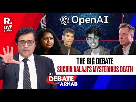 Elon Musk Opens Pandora's Box: Was Open AI's Suchir Balaji Killed? | Debate With Arnab LIVE