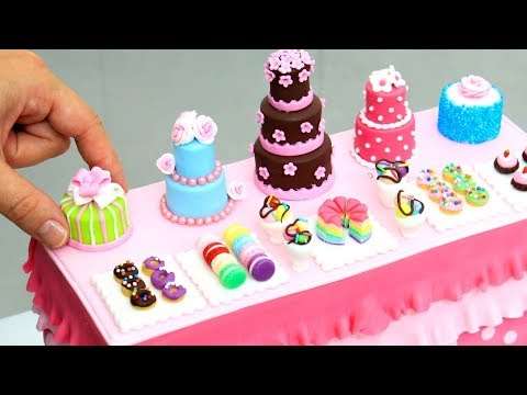 Miniature Sweet Table Cake by Cakes StepbyStep | ミニチュアケーキ - UCjA7GKp_yxbtw896DCpLHmQ