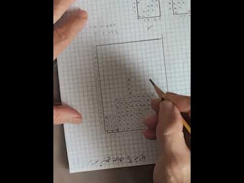 نسيج مبرد ... رسم نسيج مبردي  ٢/٣ ممتد في اتجاه اللحمة ٣ مرات واتجاه السدي ٤ مرات 