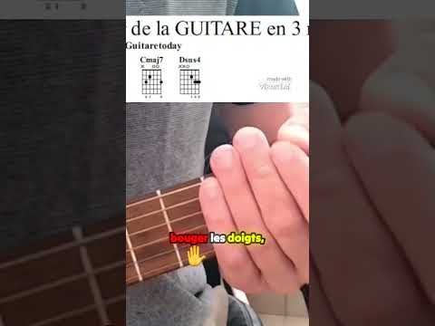 Astuce géniale   jouer Sol  Do  Ré sans bouger tes doigts ! #apprendrelaguitare #guitare #astuce