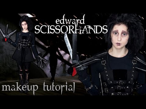 EDWARD SCISSORHANDS MAKEUP TUTORIAL | Halloween 2014 - UCiWbNSajTR_7gxfjaXxExJQ