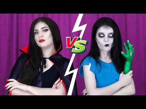 8 DIY Zombie Makeup vs Vampire Makeup Ideas - UCWwqHwqLSrdWMgp5DZG5Dzg