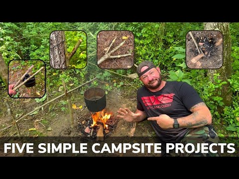 Corporals Corner Mid-Week Video #11 Five Simple Campsite Projects That You Should Know.