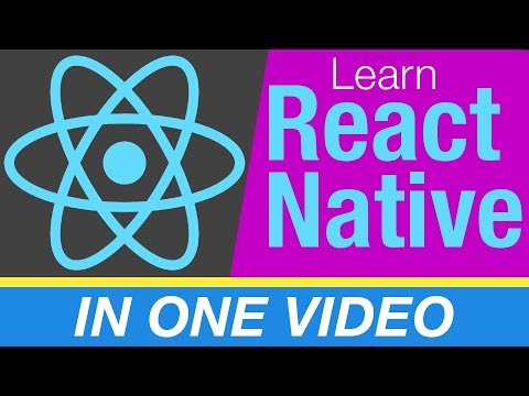 React Native Tutorial - Learn React Native (25+ topics!)
