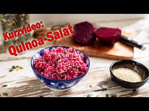 Kurzvideo: Quinoa-Salat mit Rote Beete mit dem Thermomix