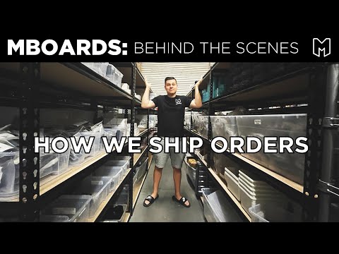 How MBoards Ships Orders! Warehouse Tour/Behind The Scenes