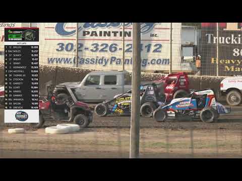 LIVE: USAC Eastern Storm at Bridgeport Motorsports Park - dirt track racing video image