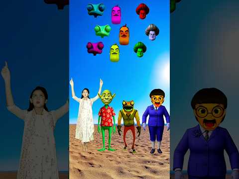 Dancing bhabhi, Scary Teacher 3D, Dancing Tani, Dancing Sahur & Me CorrectHead Matching #shorts