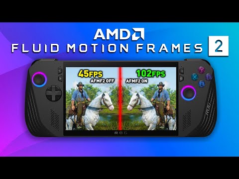AMD Fluid Motion Frames 2 ROG Ally X Test, Double Your Handhelds FPS