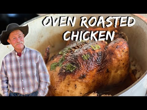 Juicy Oven Roasted Chicken | Cooking a Whole Chicken in a Dutch Oven