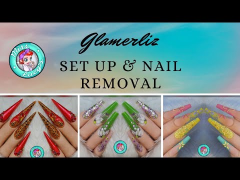 How Set Up &Use Your GlamerLiz Practice Hand & Keep Your Nails After