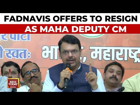 Devendra Fadnavis Offers To Resign As Maharashtra's Deputy CM, Takes Blame For BJP's Poor Show
