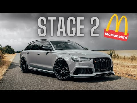 Driving a 740BHP Audi RS6 Performance to McDonalds!