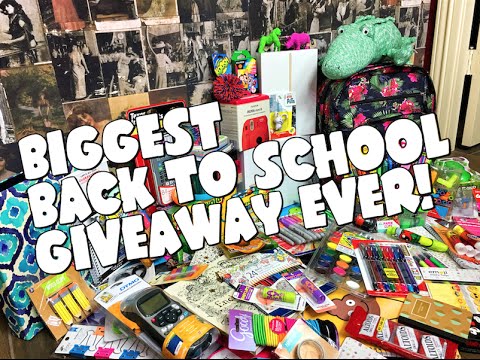 BIGGEST BACK TO SCHOOL GIVEAWAY EVER! 2016 - UCGwPbAQdGA3_88WBuGtg9tw