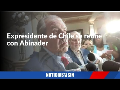 Expresidente de Chile se reúne con Abinader