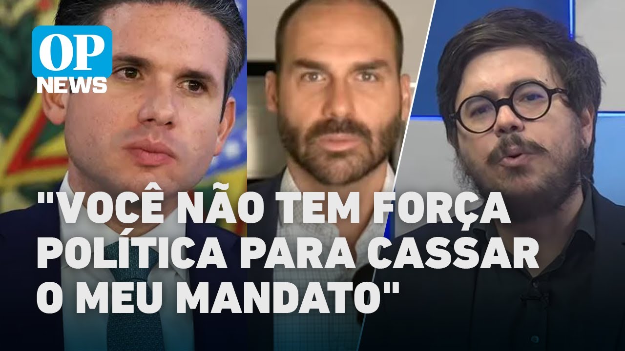 O recado de Eduardo a Hugo Motta com o pedido para exercer mandato dos EUA | O POVO NEWS