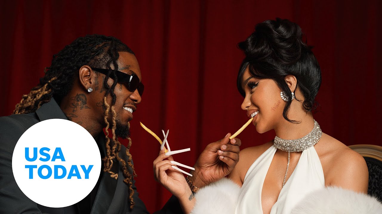Cardi B and Offset celebrate Valentine’s day at McDonald’s | USA TODAY