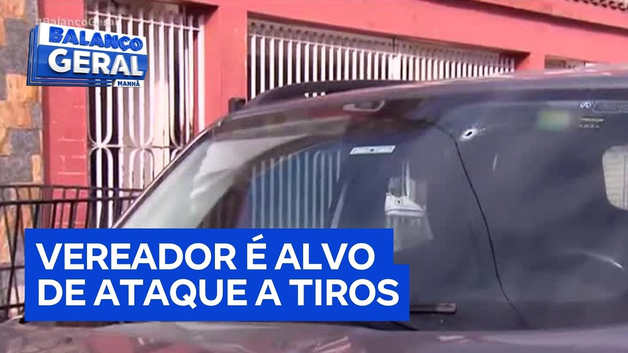 Carro de vereador de Cubatão SP é alvo de ataque a tiros