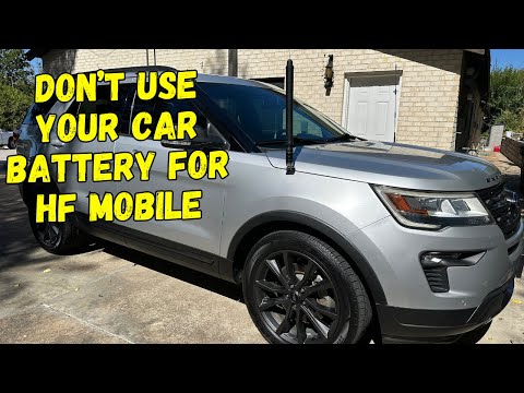 Don't Drain Your Car Battery While Operating HF Mobile!  Do This Instead!