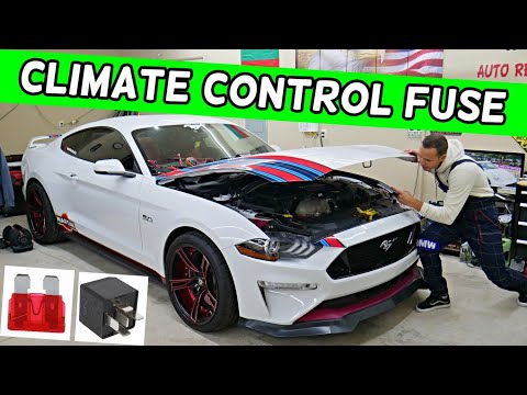 FORD MUSTANG CLIMATE CONTROL FUSE LOCATION, HEATER FUSE 2015 2016 2017 2018 2019 2020 2021 2022 2023
