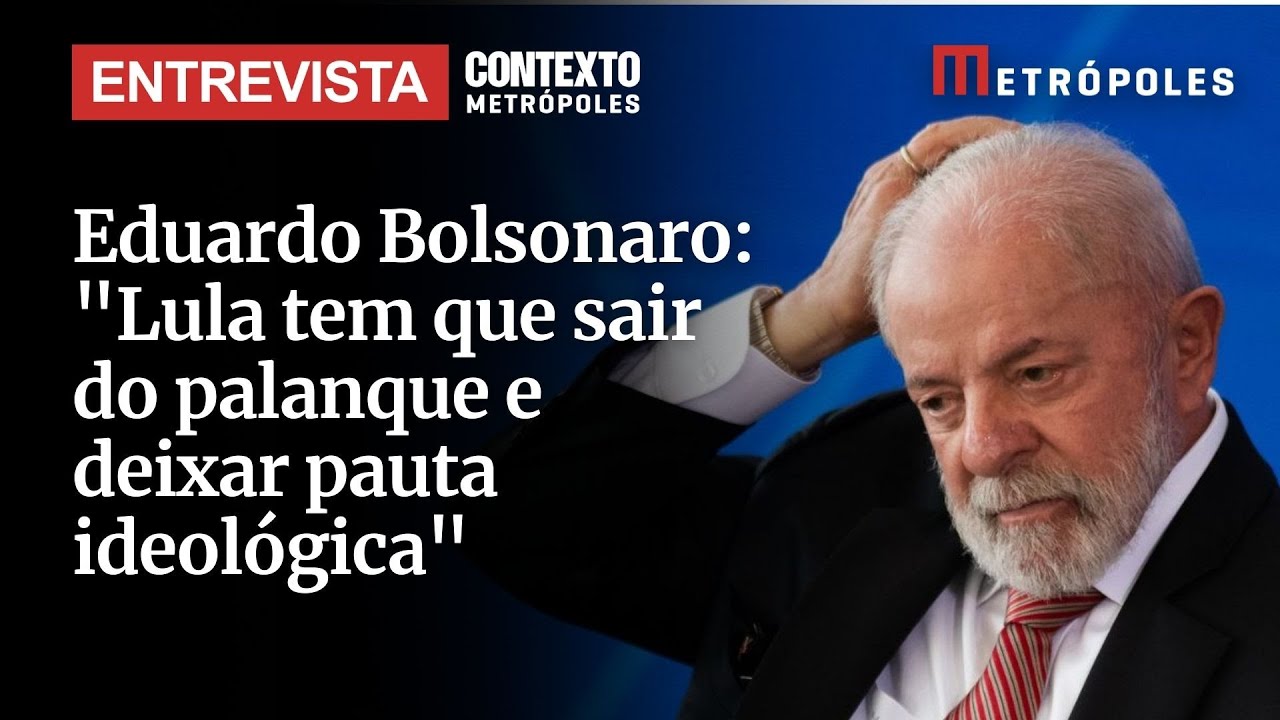 Eduardo Bolsonaro: “Lula tem que sair do palanque e deixar pauta ideológica”