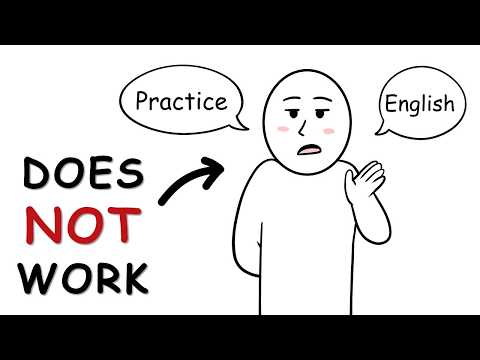 I found the reason you can't speak English well