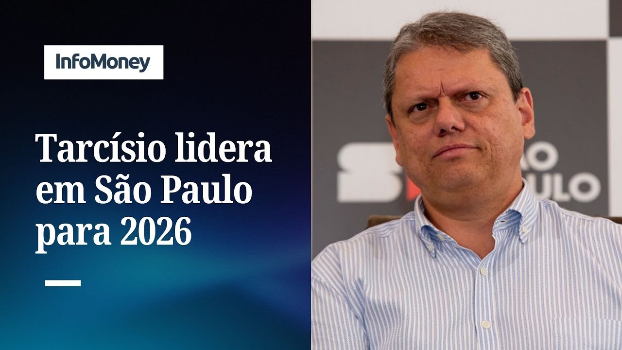 Tarcísio lidera disputa pelo governo de São Paulo com 43 | InfoMoney News