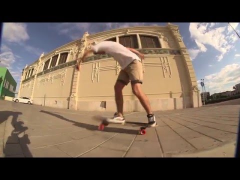 Barcelona Travels with the Arbiter DK Longboard Skateboard - UC2jAMPK5PZ7_-4WulaXCawg