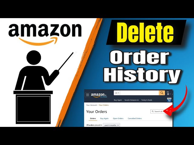 delete my amazon order history