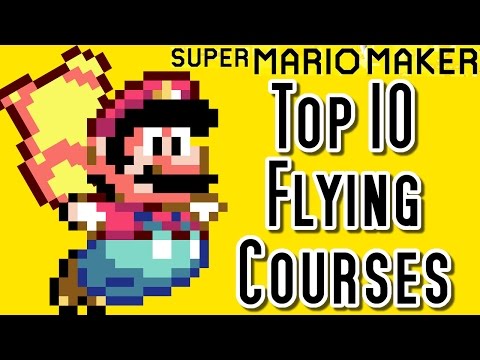 Super Mario Maker Top 10 AUTO FLYING Courses (Wii U) - UChnz1eAo9SfuDfqFZt1KFtA