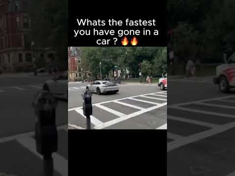 Whats the Fastest You have gone in a car ??
