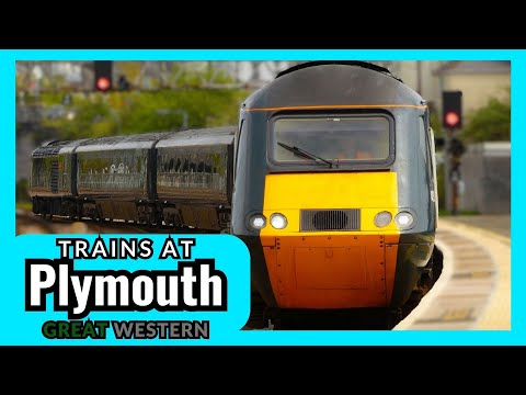 Trains at Plymouth, GWML - 27.4.24