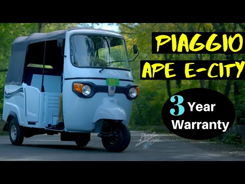Piaggio Ape E-City Electric Auto Rickshaw Launched in India