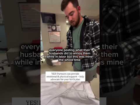 Love this & husband! 👀 shaking the apple tree 👏🏼 It’s so true - a trained birth partner who is