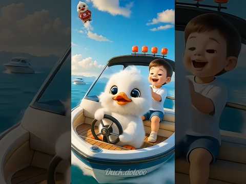 The little duck and the little boy go out for fun. #duck #shorts #cute