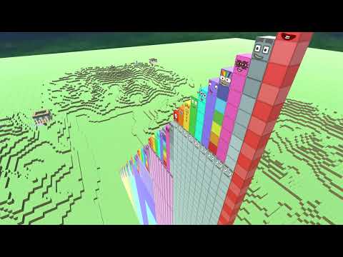 NumberBlocks ONE handred block in MINECRAFT!