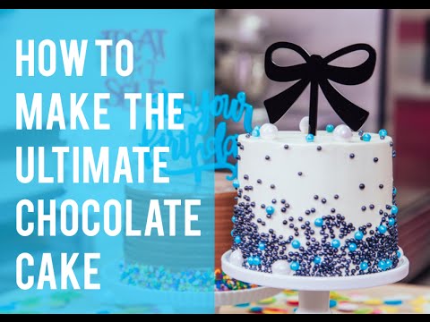 How To Make the Ultimate CHOCOLATE CAKE and DECORATE IT LIKE A PRO - Easy Steps! - UCvM1hVcRJmVWDtATYarC0KA