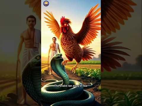 Unbelievable village story 🐓🐍|| #shorts #trending #animation #moonhindianimation