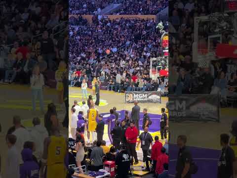 Hitting the logo shot while LeBron is watching you? 😅Best feeling😍