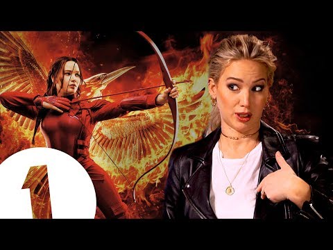 "Did you guys know I was in the Hunger Games?" Jennifer Lawrence on where she keeps Katniss's bow. - UC-FQUIVQ-bZiefzBiQAa8Fw