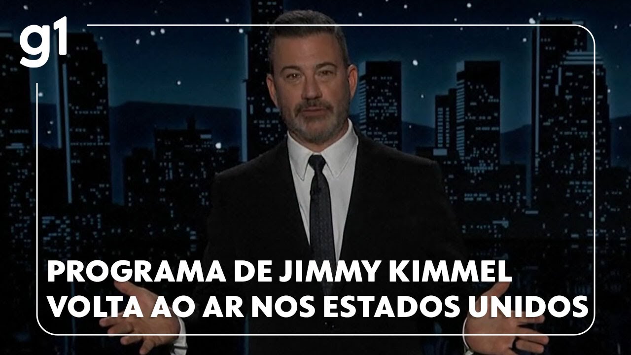 Programa de Jimmy Kimmel voltará a ser exibido nos Estados Unidos