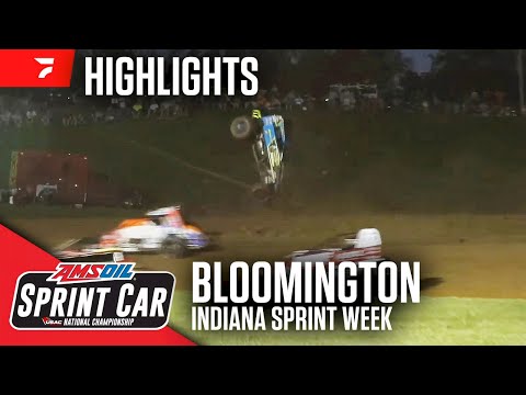 𝑯𝑰𝑮𝑯𝑳𝑰𝑮𝑯𝑻𝑺: USAC AMSOIL National Sprints | Bloomington Speedway | Indiana Sprint Week | 7-4-2024 - dirt track racing video image