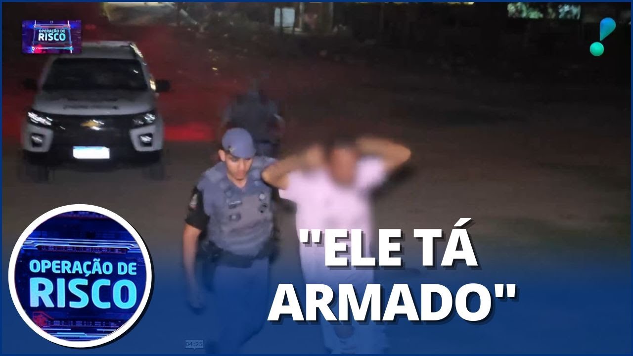 CERCO FECHADO! Homem é preso com drogas e cai no choro durante abordagem