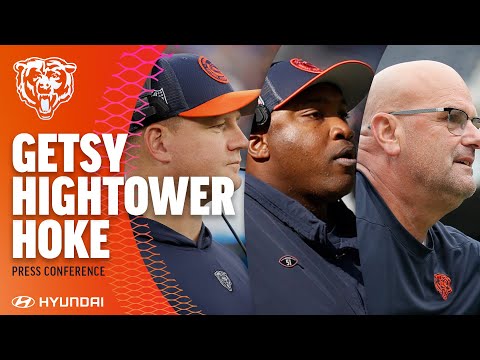 Getsy, Hightower, Hoke looking ahead to Week 9 | Chicago Bears video clip
