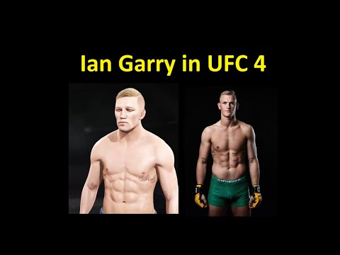 Как создать Иена Гарри в UFC 4