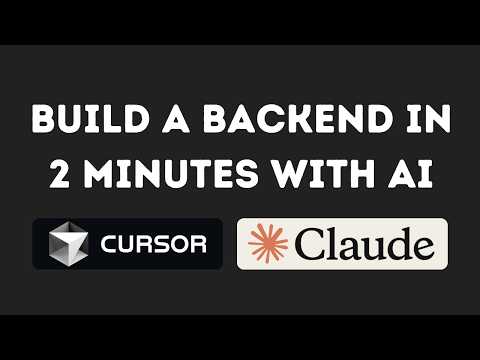 HOW TO BUILD A BACKEND WITH AI IN 1 PROMPT