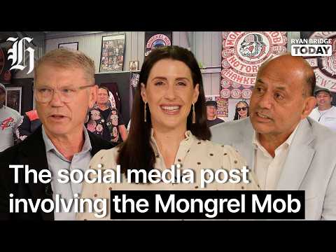 'Cuddling up to the gangs': The social media post involving the Mongrel Mob | Ryan Bridge TODAY