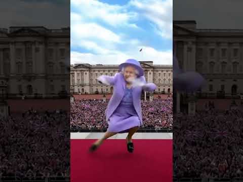 the queen break dances #shorts #queen #queenelizabeth #dance #dancevideo #buckinghampalace #royal